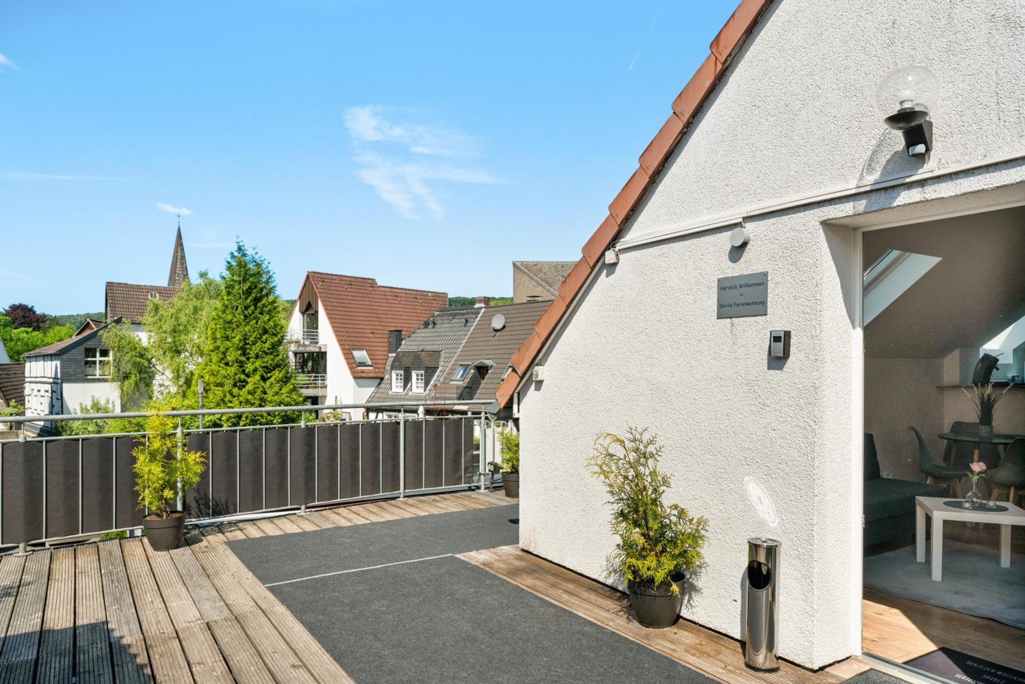 Mola Apartments-Charmante Ferienwohnung Im Herdecke Zentrum Fuer 3 Personen-Grosse Dachterrasse-Grill-Gratis Parken-Wlan Esterno foto